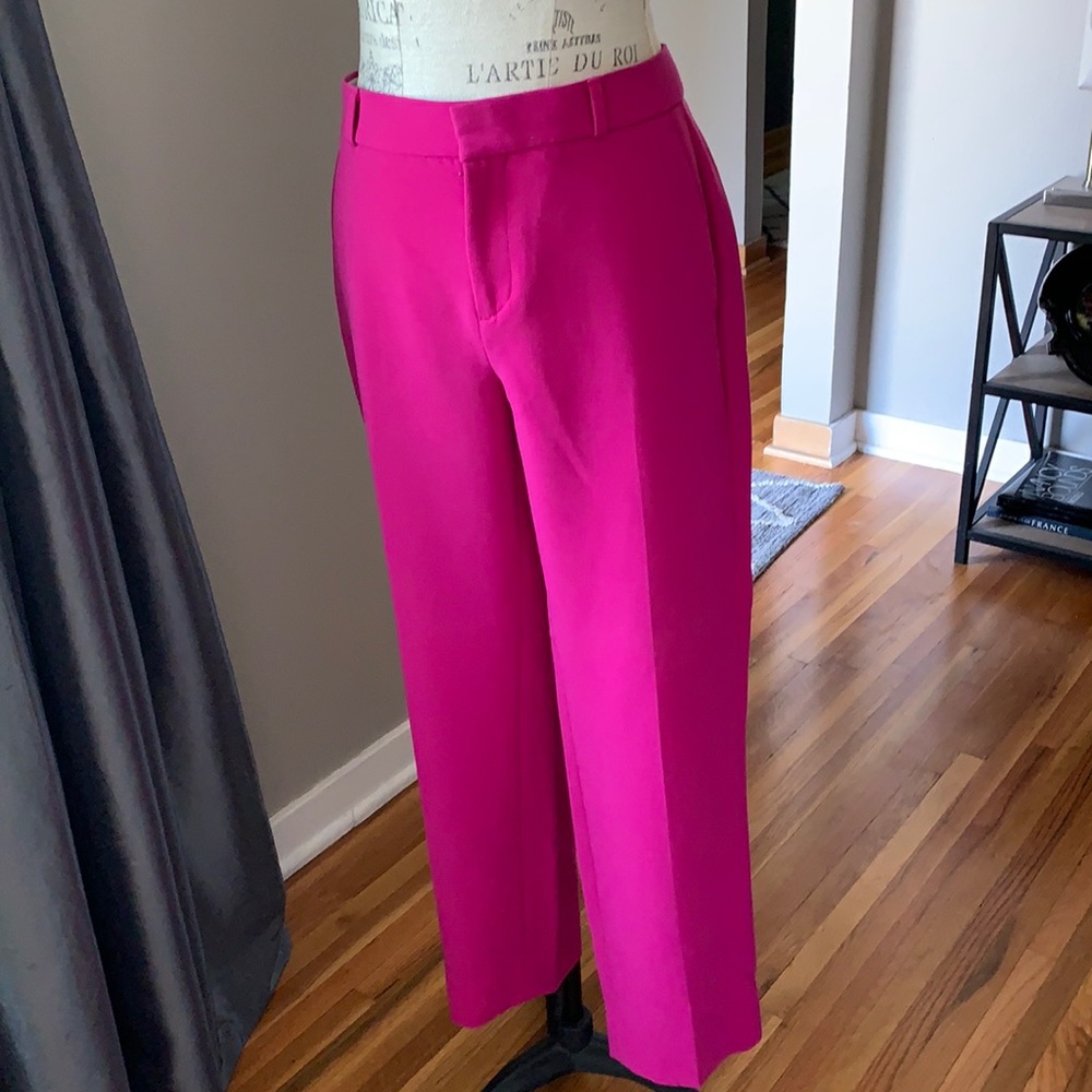 Banana Republic Avery fuschia trouser